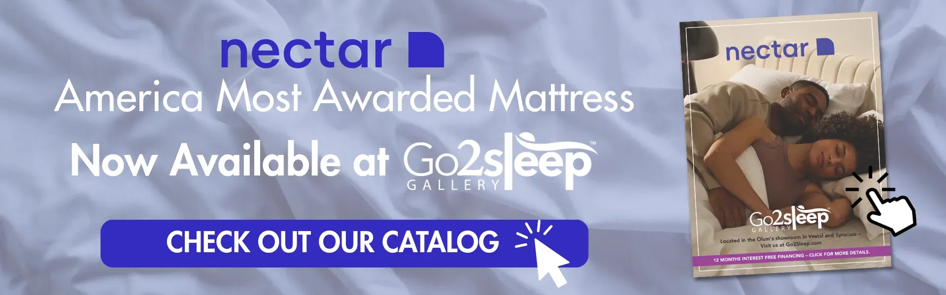 Now Available at Go2sleep Gallery Nectar Mattresses. Check out our Catalog!